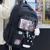 Mochila nueva estilo japonés minimalista para estudiantes de preparatoria, mochila de viaje, estilo coreano moderno, adecuada para estudiantes de primaria y secundaria, casual y práctica
