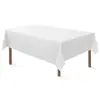 Mantel Rectangular Desechable para Fiesta Liso de Plástico Mantel de Tela Mantel de Color Sólido para Mesa de Postres de Cumpleaños Mantel Impermeable y a Prueba de Aceite