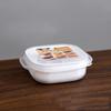 Fiambrera portátil para conservar arroz fresco, con calefacción por microondas, para el frigorífico y la congelación, con tapa.