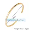 L50 Q35 S64 Pulsera de Moda Europea y Americana con Goteo de Aceite y Incrustaciones de Diamante, Exquisita Pulsera de Puño de Moda con Circonita Arcoíris