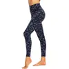 Pantalones de Yoga para Mujer de Primavera y Otoño Transfronterizos Estampado de Leopardo Casual Deportivos Ajustados de Cintura Alta Leggings de Fitness