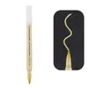 Marcador Acrílico Dourado e Prata Branco Caneta Destaque para Belas Artes Marcador de Pintura para Estudantes Marcador Acrílico Metálico