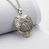 Popular Europeo y Americano Original Retro Creativo Lupa Hueca Árbol de la Vida Aceite Esencial Aromaterapia Colgante Collar para Suéter