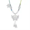 Collar con Borla de Filigrana de Mariposa de Plata Pura 999 para Mujer, Versátil y de Alta Gama, Joyería de Nicho Estilo Chino Nuevo Regalo