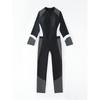 Traje de Baño Unido para Mujer Pantalones de Manga Larga Envoltura de Cuerpo Completo Protección Solar Cubre Vientre Adelgazante Conservador Profesional Entrenamiento Traje de Buceo