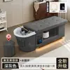 Cama de Lavado de Cabello para Barberías de Exportación Transfronteriza, Cama Integrada de Terapia Capilar con Circulación de Agua, Vapor, Masaje de Belleza y Calentador de Agua