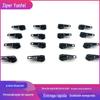 Fábrica 5# zíper automático de nylon cabeça preta e branca com bolinhas capa de edredom fronha têxtil para casa bagagem bolsa de mão puxador Atacado