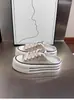 Zapatos Blancos de Fácil Ponerse con Pedrería, Punta Cerrada, Medias Zapatillas para Mujer, Ropa de Otoño Nueva, Cuero Suave, Suela Gruesa, Zapatos Galleta que Aumentan la Altura