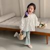 Camisa para Niña Tongsen Tongma Primavera 2026 Nueva Elegante de Moda Camisa Estilo Baby Doll Top Camisa Blanca Infantil