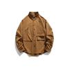Ropa de Hombre Beijie Marca de Moda Americana Otoño 2025 Nuevo Color Sólido Múltiples Bolsillos Camisa Chaqueta de Trabajo al Aire Libre