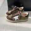Zapatos de cuero genuino de vaca con bloques de color estilo coreano retro de estrellas 2026 Otoño nuevos zapatos casuales de suela plana zapatos de plataforma zapatos para mujer