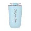 Taza de Café de Acero Inoxidable 304 de Doble Pared al Vacío Transfronteriza, Taza de Café de Décima Generación, Taza Portátil Personalizada para Viajes en Coche al Aire Libre