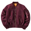 Jaqueta Aviador Masculina MA1 Baseball Suit Tendência Ins Primavera e Outono Roupa Externa Fina Força Aérea Verde Militar Casaco Suit Pão Casal