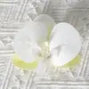 Cabezas de flores artificiales de orquídea mariposa, materiales para flores de pared, materiales para pasadores y accesorios para el cabello hechos a mano para DIY, piezas de flores y accesorios de pétalos para decoración de bodas