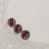 Cuentas de ágata vintage, cuentas redondas, cuentas sueltas, accesorios para collares, DIY, venta al por mayor