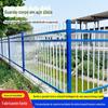 Fornecimento de guarda-corpo de aço zincado para pátio, varanda externa, guarda-corpo de isolamento anti-escalada, guarda-corpo de aço zincado galvanizado por imersão a quente