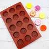Más de 15 moldes de silicona para chocolate con diseño de puntos redondos Molde DIY para gelatina y galletas Molde DIY para decoración de pasteles