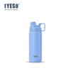 Tyeso Garrafa de Água Esportiva Grande Capacidade para Exterior Copo Térmico de Aço Inoxidável Fosco Copo de Água de Alto Valor