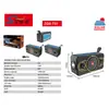 Sing-E Zqs-T01 Altavoz Bluetooth Portátil para Exteriores con Carga Solar, Batería de Larga Duración y Función de Linterna
