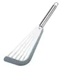 Juego de Espátulas de Silicona Mango de Roble Primavera Espátula para Pescado Frito Espátula para Huevos Fritos Espátula para Bistec Frito Espátula de Silicona Utensilios de Cocina