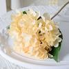 Flor de Seda de Hortensia Flor de Hortensia Artificial Hidratante Decoración Floral de Boda Sala de Estar del Hogar Serie de Colores Morandi Flores Secas
