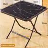 Mesa de comedor plegable para uso doméstico, mesa cuadrada pequeña simple, mesa plegable, mesa redonda para exteriores, mesa de comedor para casa de alquiler, mesa de puesto, mesa de balcón