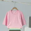 220g 40 Unidades Camiseta 100% Algodón Pesada Manga Corta Holgada Hombro Caído Doble Aguja Lisa Camisa Cultural Ropa de Trabajo Personalizada