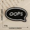 Parche bordado con logotipo, parche bordado fino con forma de estrella de cinco puntas, parche de amor, accesorios de ropa, accesorios de bricolaje, pegatinas de tela de gran venta en Corea del Sur.