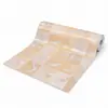 Pegatinas de pared autoadhesivas IXPE transfronterizas, pegatinas de pared decorativas de rollo de material de alto brillo con patrón de plumas rosas, venta al por mayor