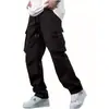 Pantalones largos casuales de trabajo duraderos, con cordón, multibolso, de moda, estilo streetwear para hombre, comercio exterior de AliExpress, venta al por mayor a partir de una pieza
