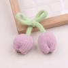 Acessórios de Lã Tulipa Flores Frescas Doces Decoração Bolsa de Flores Roupas Acessórios para Cabelo Corda de Gravata Acessórios para Pendurar Acessórios