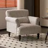 Sillón Individual Retro Estilo Americano para Hogar, Sala de Estar, Apartamento, Recepción de Hotel, Sofá de Cuero con Cera de Aceite Negro, Silla Tigre