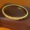 Pulsera de oro real de 18K chapado con cierre redondo de circonita, personalizada, simple y versátil, joyería de nicho de lujo ligero al por mayor