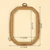 En stock Caliente Bricolaje Madera Imitación Bordado Elástico Antiguo Bordado Cruzado Flor Madera Imitación Bordado Cobertizo Corona Tronco Vintage Madera Imitación