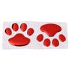Decoración de coche 3d tridimensional pie pegatinas de coche personalizadas modificación creativa moda pata de oso pata de perro huellas pegatinas de coche
