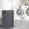 Cesta Organizadora Dobrável para Quarto Tecido Oxford Impermeável Cesta para Roupas Sujas Grande Capacidade Boneca Armazenamento Multifuncional para Diversos