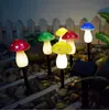 Nova Luz de Paisagem LED Solar para Exterior Cordão de Luz à Prova d'Água Jardim de Flores Quintal Luz Decorativa Casa Luz de Cogumelo