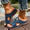 Sandálias de plataforma abertas com salto plataforma, sola grossa, estilo slip-on, femininas, de comércio exterior europeu e americano, tamanho grande, estilo romano, sandálias de praia leves
