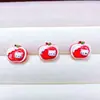 Accesorios de arte de uñas navideños más vendidos transfronterizos, sandía de dibujos animados simulada, cereza, tachuelas de frutas para uñas, decoraciones de resina