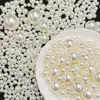 Perlas de Imitación Porosas de Alto Brillo 3-30mm Cuentas Sueltas Accesorios DIY Hecho a Mano Accesorios de Joyería Abs Cuentas para Ropa Cuentas de Colores