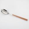 Amazon Caliente Vajilla de Acero Inoxidable con Imitación de Grano de Madera Cuchillo para Bistec Occidental y Juego de Cuchara y Tenedor Outlet de Fábrica de Cucharas Coreanas