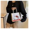 Bolsa de Lino Pacha Perro Dibujo Animado Sanrio Retro Pequeña de Lino Regalo Bolsa de Lona de Lino Hello Kitty Kuromi