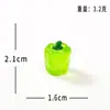 Paisaje Miniatura Verduras y Frutas Artificiales Juguetes de Comida DIY Adornos de Decoración Accesorios de Bolsa Sorpresa Escritorio Fruta Artificial Resina