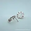 Nuevos Pendientes de Panal, Chapados en Plata de Ley con Oro Rosa de 18 Quilates, Pendientes de Panal, Nuevo Estilo Primavera y Verano, Lujo Ligero, Nicho, Sensación de Alta Gama