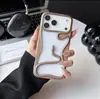 Nova Capa Criativa Vazada de Cobra Adequada para Celular Apple 17/16/15Pm Iphone13 Novos 12 Modelos Tendência