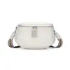Bolso Silla de Moda para Mujer 2026 Modelo Nuevo Cuero Genuino Bolso Cruzado Doble Cremallera Capa Superior Piel de Vaca Bolso Pequeño Bolso de Hombro