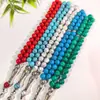 33 Perlas de Oración Turquesa Misbaha 10mm Perlas de Oración Tasbih