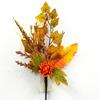 Ramas Simuladas de Hoja de Arce y Bayas Ramo para Jarrón de Halloween Rama Única Rama de Flor de Festival de la Cosecha Decoración de Hoja de Arce de Calabaza de Otoño