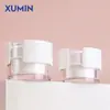 Xumin Em Estoque Pote de Creme Branco de PS 30g Frasco de Creme Facial 50g Pote de Creme Redondo Reto Frasco Dosador de Produto para Skincare