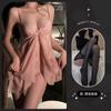 Lencería Sexy, Traje de Tentación de Deseo Puro Sexy de Malla Transparente, Pijamas, No es Necesario Quitarse el Uniforme, Ropa de Cama Apasionada con Entrepierna Abierta